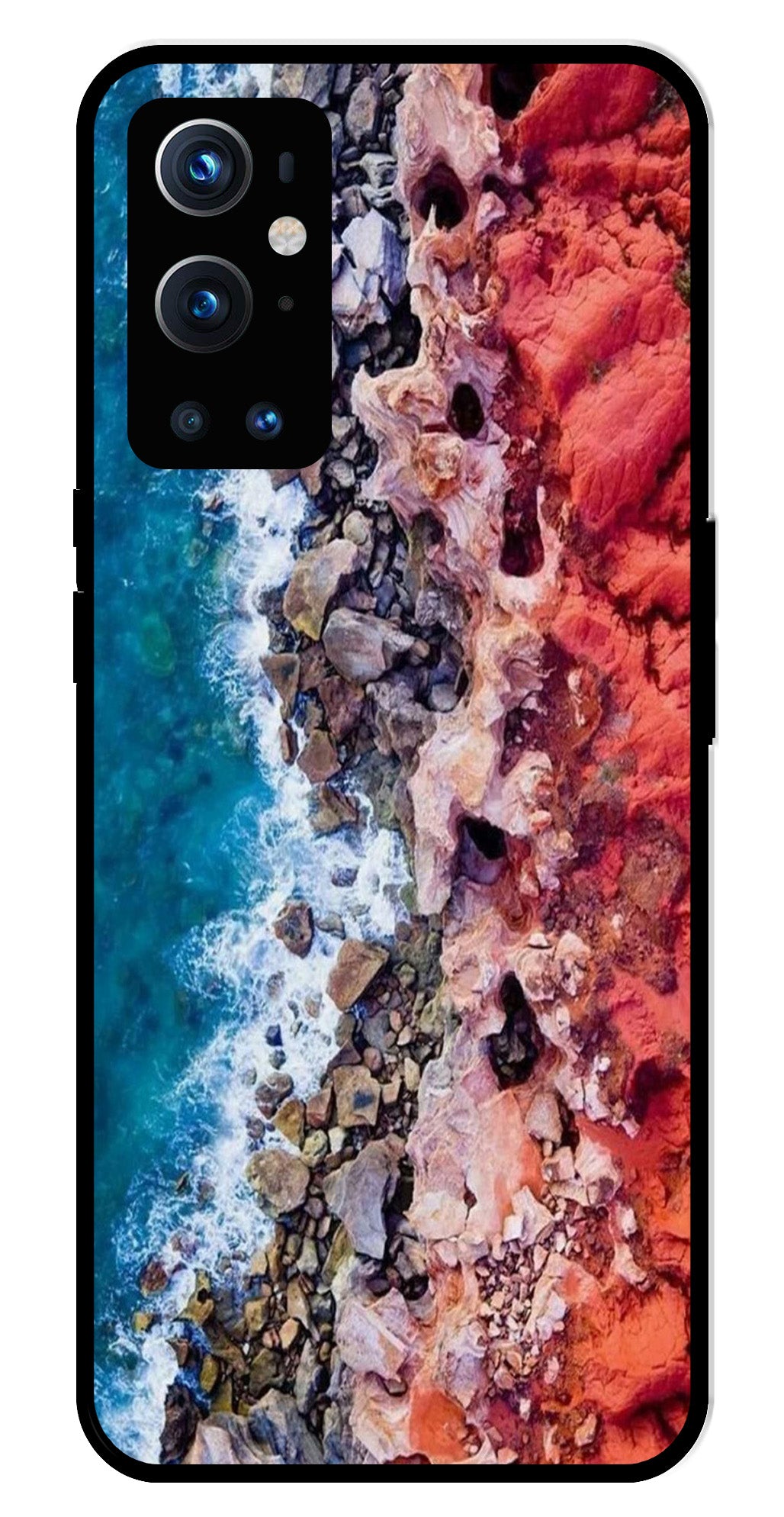 Sea Shore Metal Mobile Case for OnePlus 9 Pro