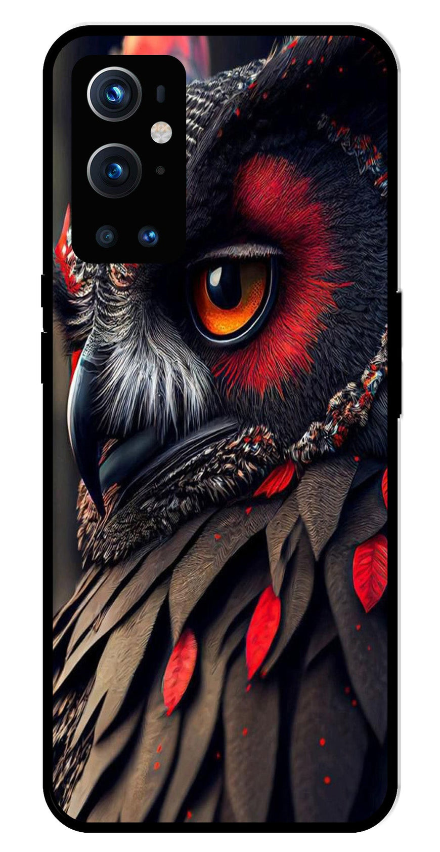 Owl Design Metal Mobile Case for OnePlus 9 Pro