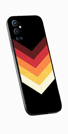 MultiColor Arrow Metal Mobile Case for OnePlus 9 Pro   (Design No -04)