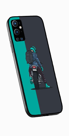 Bike Lover Metal Mobile Case for OnePlus 9 Pro   (Design No -05)