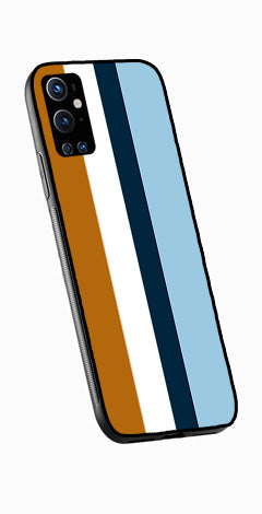 MultiColor Pattern Metal Mobile Case for OnePlus 9 Pro   (Design No -17)