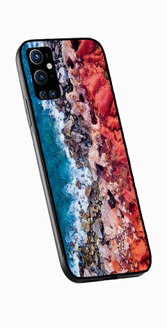 Sea Shore Metal Mobile Case for OnePlus 9 Pro   (Design No -18)
