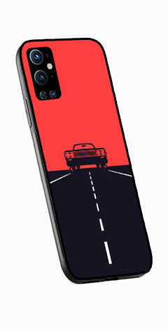 Car Lover Metal Mobile Case for OnePlus 9 Pro   (Design No -21)