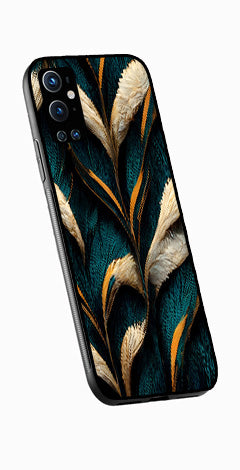 Feathers Metal Mobile Case for OnePlus 9 Pro   (Design No -30)