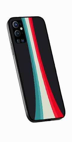 Modern Art Colorful Metal Mobile Case for OnePlus 9 Pro   (Design No -48)