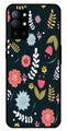 Floral Pattern2 Metal Mobile Case for OnePlus 9R