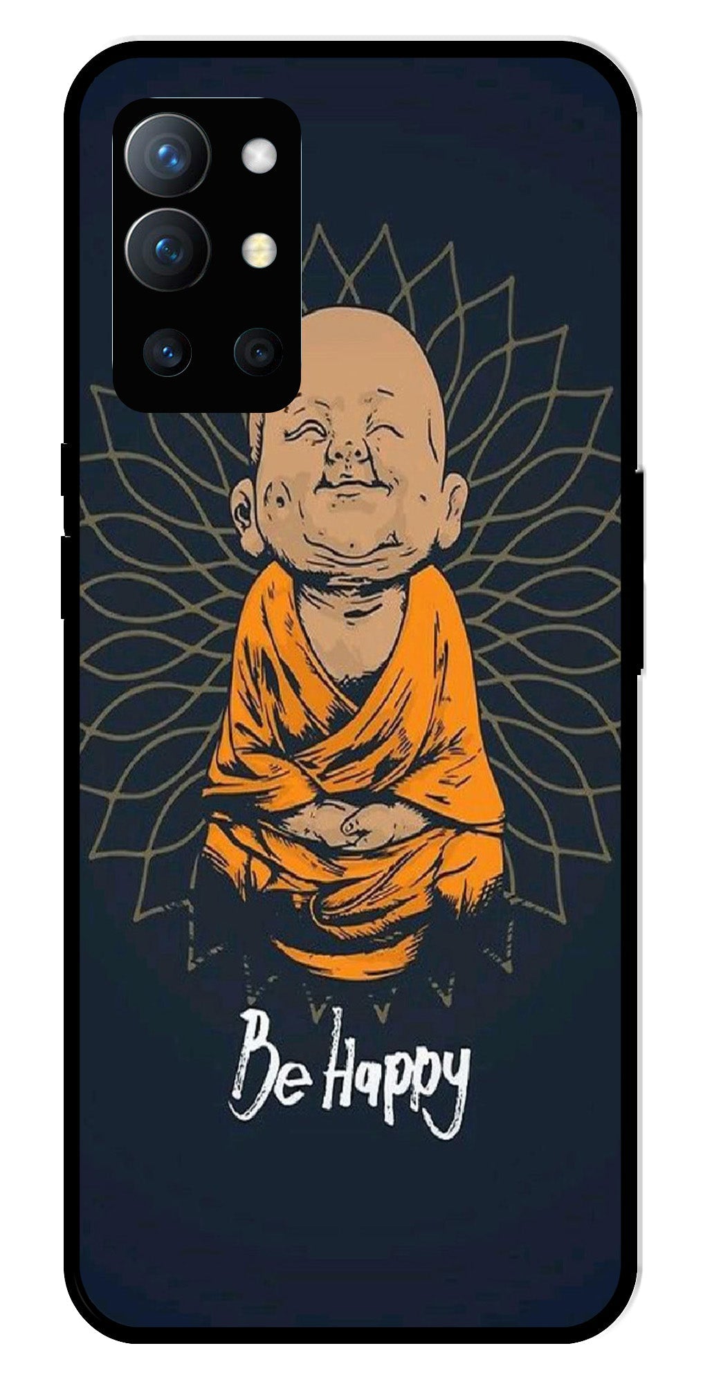 Be Happy Metal Mobile Case for OnePlus 9R