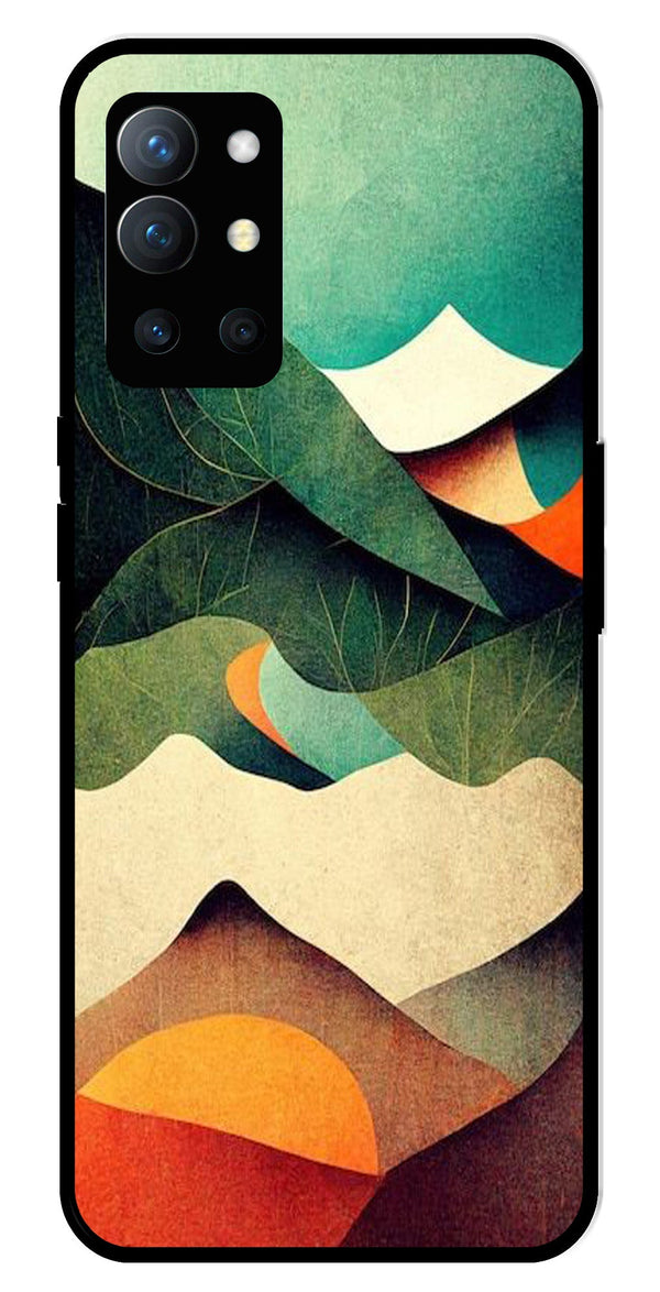 MultiColor Pattern Metal Mobile Case for OnePlus 9R