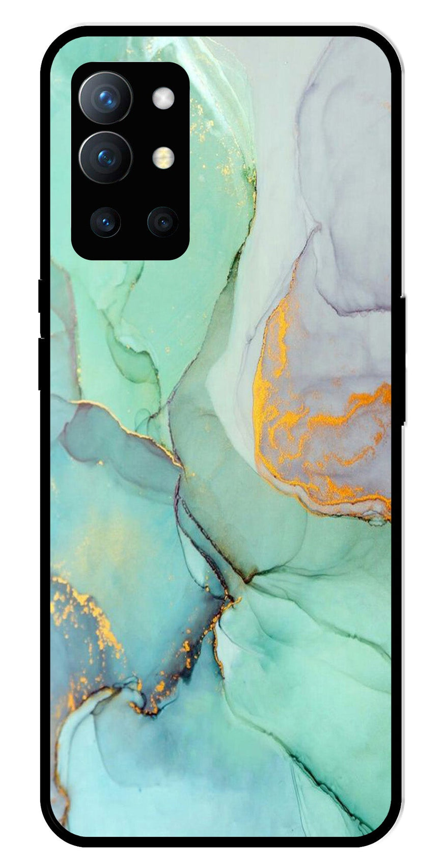 Marble Design Metal Mobile Case for OnePlus 9R