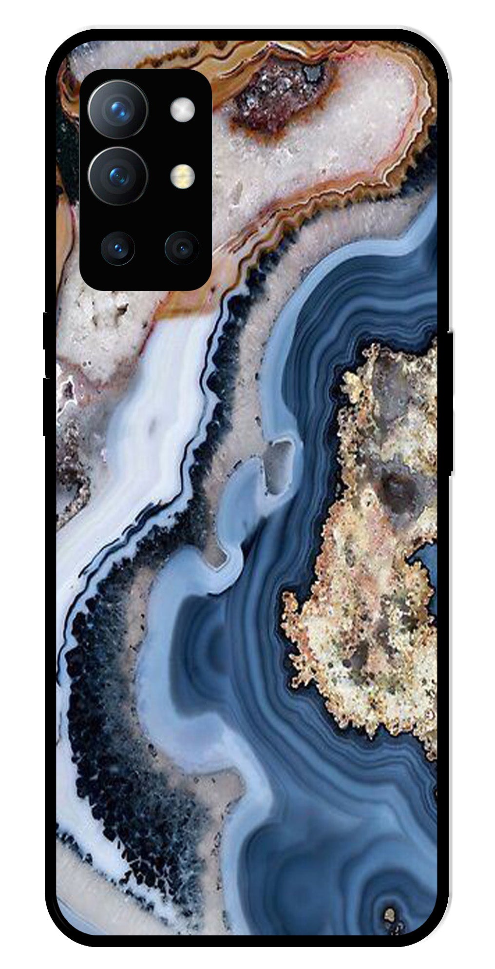 Marble Design Metal Mobile Case for OnePlus 9R