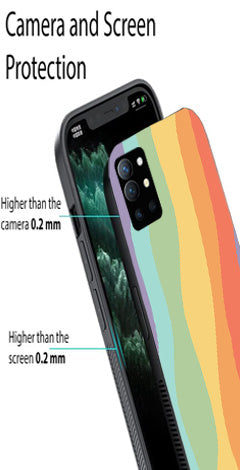 Muted Rainbow Metal Mobile Case for OnePlus 9R