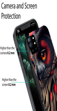 Owl Design Metal Mobile Case for OnePlus 9R
