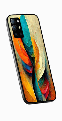 Modern Art Metal Mobile Case for OnePlus 9R   (Design No -11)