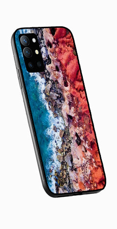 Sea Shore Metal Mobile Case for OnePlus 9R   (Design No -18)