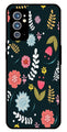 Floral Pattern2 Metal Mobile Case for OnePlus 9RT