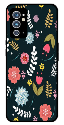 Floral Pattern2 Metal Mobile Case for OnePlus 9RT