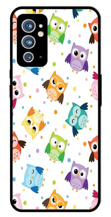 Owls Pattern Metal Mobile Case for OnePlus 9RT