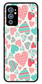 Hearts Pattern Metal Mobile Case for OnePlus 9RT