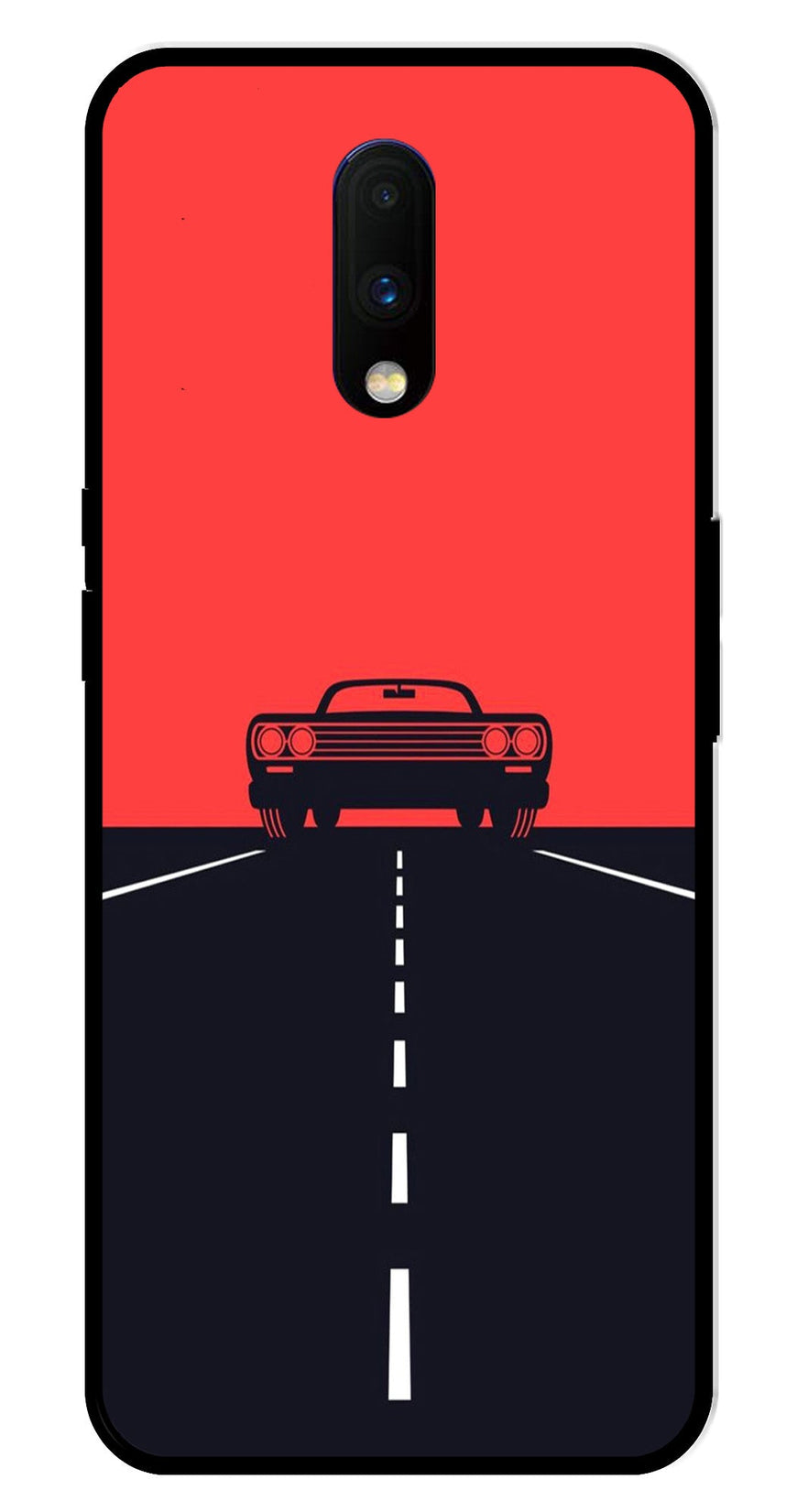 Car Lover Metal Mobile Case for OnePlus 7