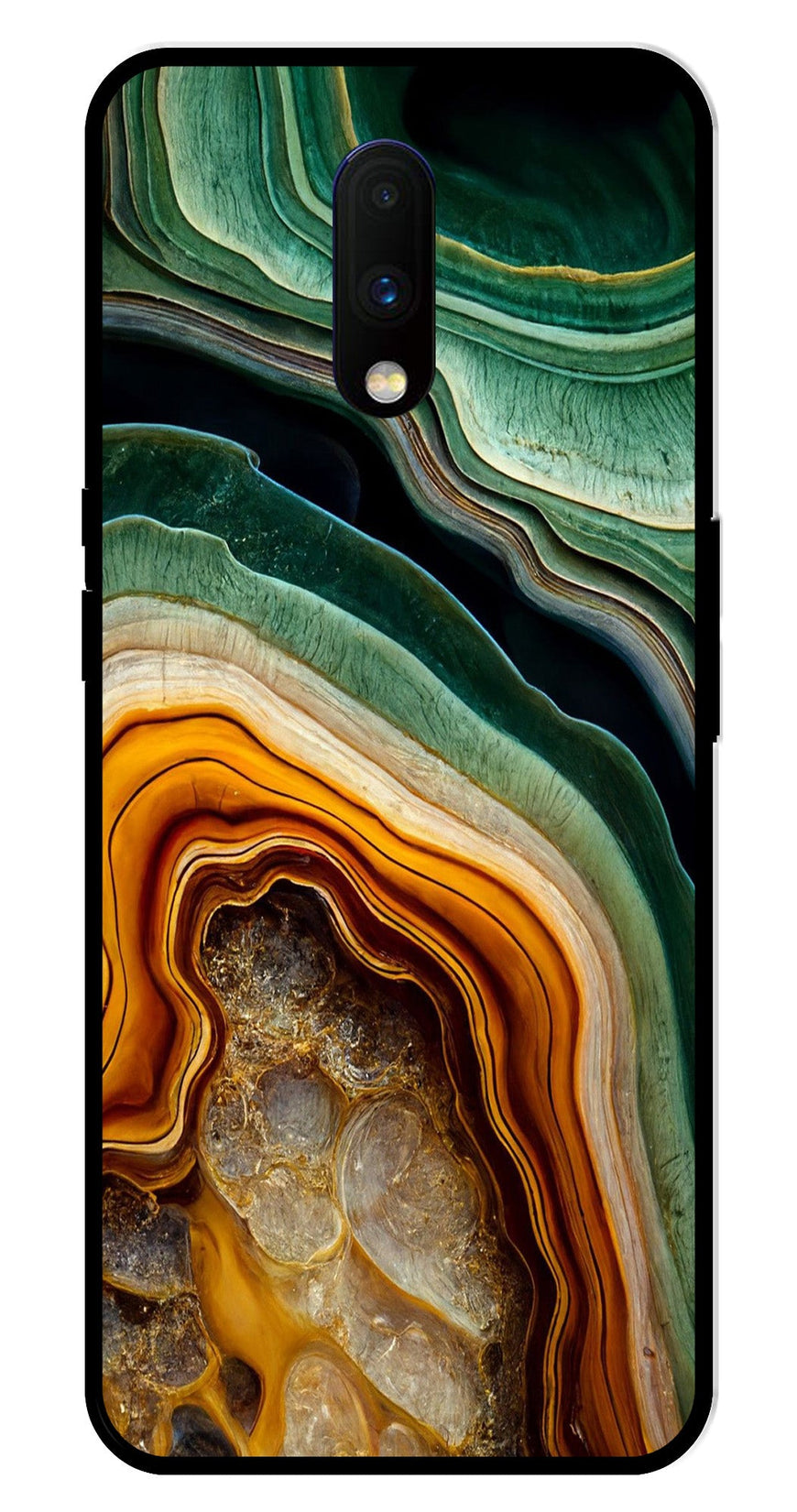 Marble Design Metal Mobile Case for OnePlus 7
