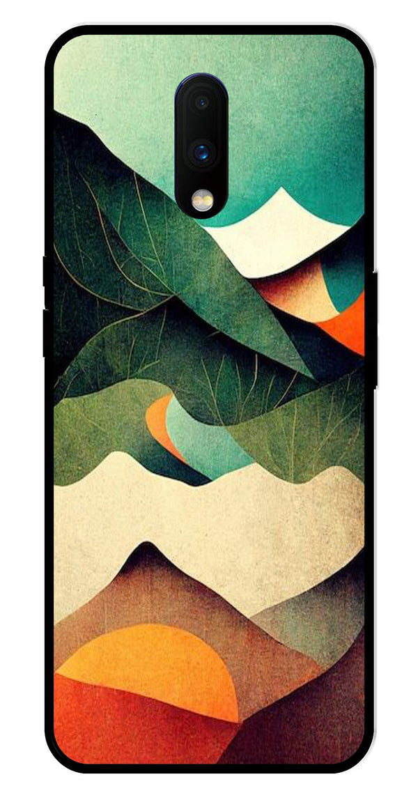 MultiColor Pattern Metal Mobile Case for OnePlus 7