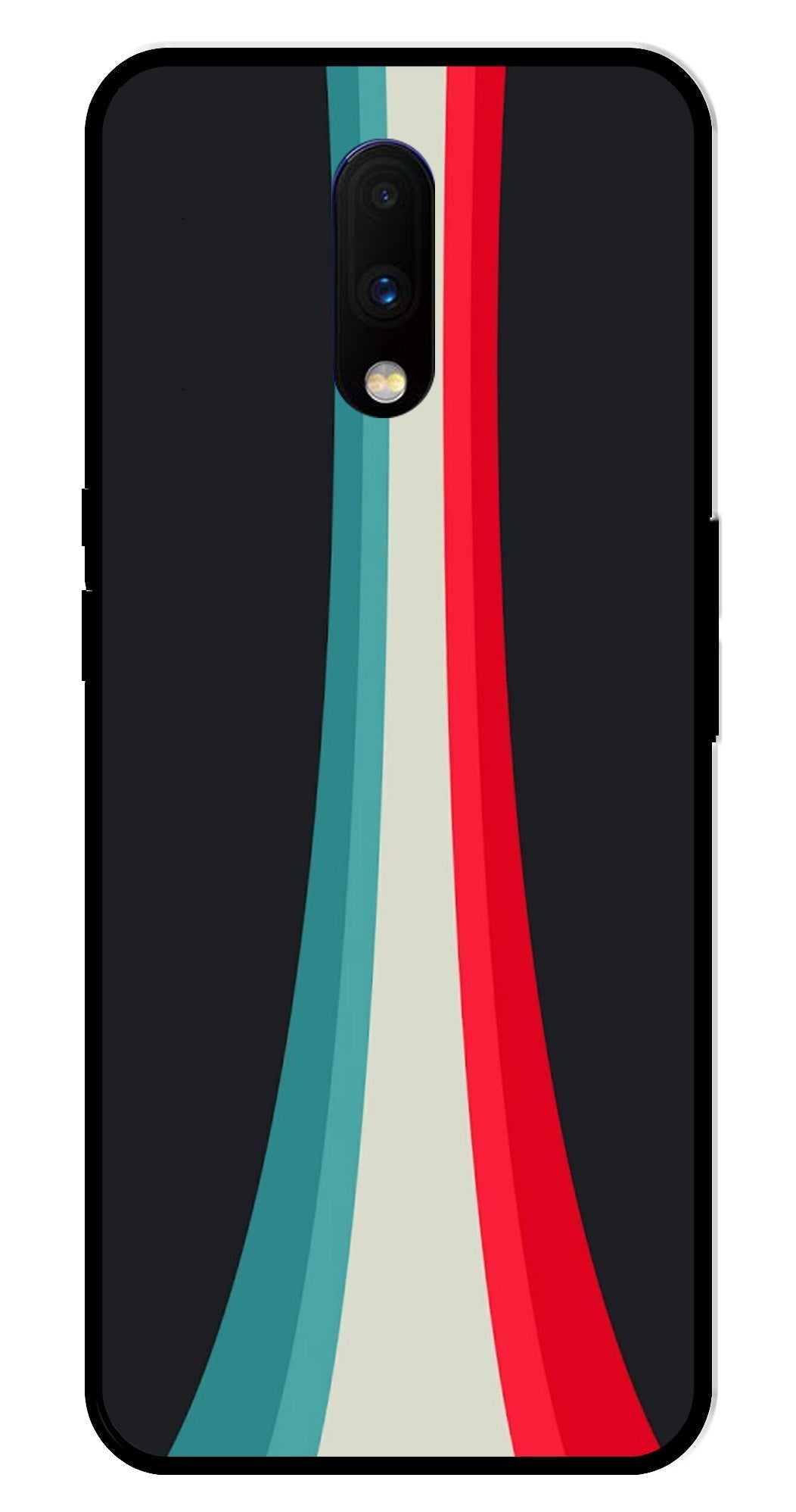 Modern Art Colorful Metal Mobile Case for OnePlus 7