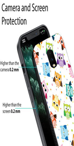 Owls Pattern Metal Mobile Case for OnePlus 7