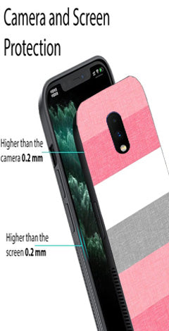 Pink Pattern Metal Mobile Case for OnePlus 7