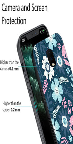 Flower Leaves Design Metal Mobile Case for OnePlus 7