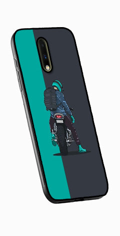 Bike Lover Metal Mobile Case for OnePlus 7  (Design No -05)