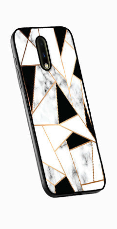 Marble Design2 Metal Mobile Case for OnePlus 7  (Design No -08)