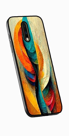 Modern Art Metal Mobile Case for OnePlus 7  (Design No -11)