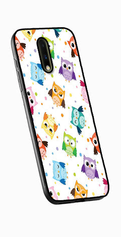 Owls Pattern Metal Mobile Case for OnePlus 7  (Design No -20)
