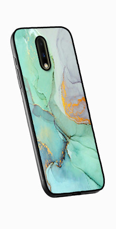 Marble Design Metal Mobile Case for OnePlus 7  (Design No -46)
