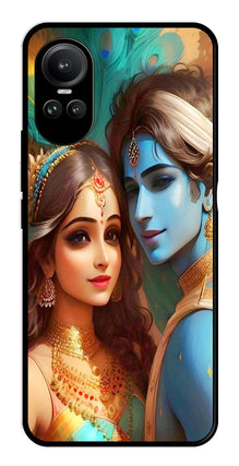 Lord Radha Krishna Metal Mobile Case for Oppo Reno 10 Pro 5G