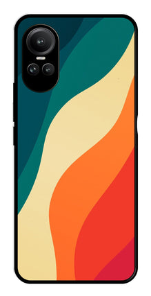 Muted Rainbow Metal Mobile Case for Oppo Reno 10 Pro 5G