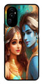 Lord Radha Krishna Metal Mobile Case for Oppo Reno 10 Pro Plus 5G   (Design No -01)
