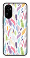 Colorful Feathers Metal Mobile Case for Oppo Reno 10 Pro Plus 5G   (Design No -06)