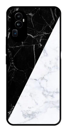 Black White Marble Design Metal Mobile Case for Oppo Reno 10 Pro Plus 5G