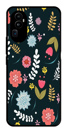 Floral Pattern2 Metal Mobile Case for Oppo Reno 10 Pro Plus 5G
