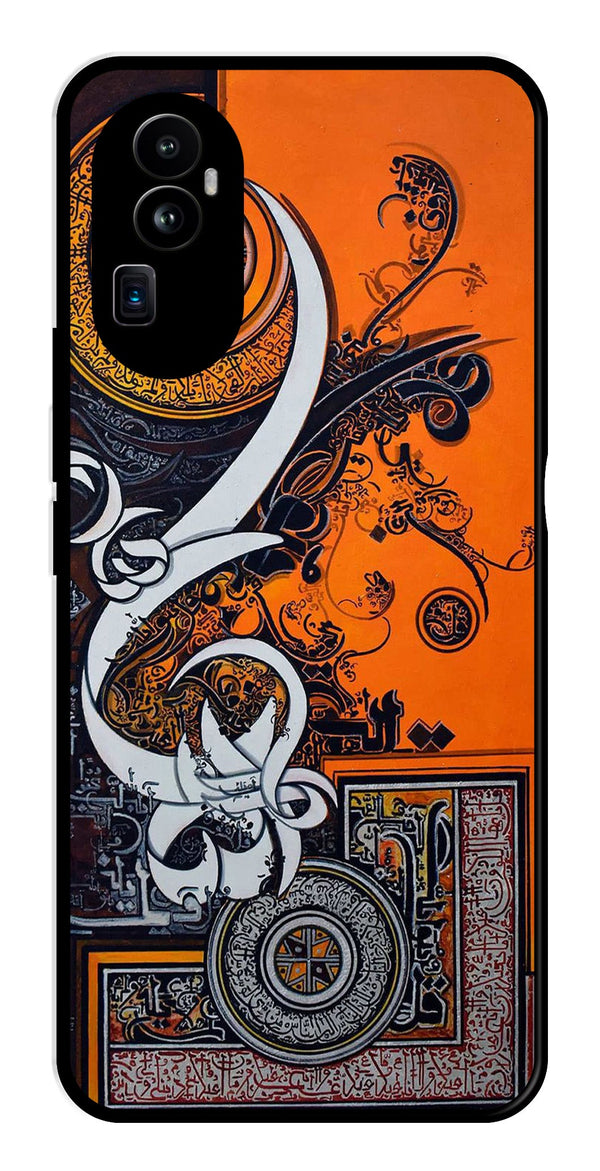 Qalander Art Metal Mobile Case for Oppo Reno 10 Pro Plus 5G   (Design No -16)