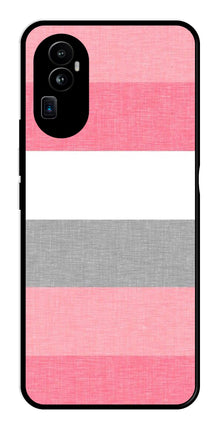 Pink Pattern Metal Mobile Case for Oppo Reno 10 Pro Plus 5G