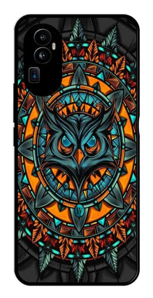 Owl Pattern Metal Mobile Case for Oppo Reno 10 Pro Plus 5G