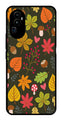 Leaves Design Metal Mobile Case for Oppo Reno 10 Pro Plus 5G   (Design No -51)