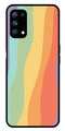 Muted Rainbow Metal Mobile Case for Oppo Reno 5 Pro 5G   (Design No -02)