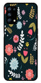 Floral Pattern2 Metal Mobile Case for Oppo Reno 5 Pro 5G   (Design No -12)