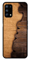 Wooden Design Metal Mobile Case for Oppo Reno 5 Pro 5G   (Design No -13)