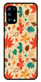 Leafs Design Metal Mobile Case for Oppo Reno 5 Pro 5G   (Design No -14)