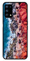 Sea Shore Metal Mobile Case for Oppo Reno 5 Pro 5G   (Design No -18)