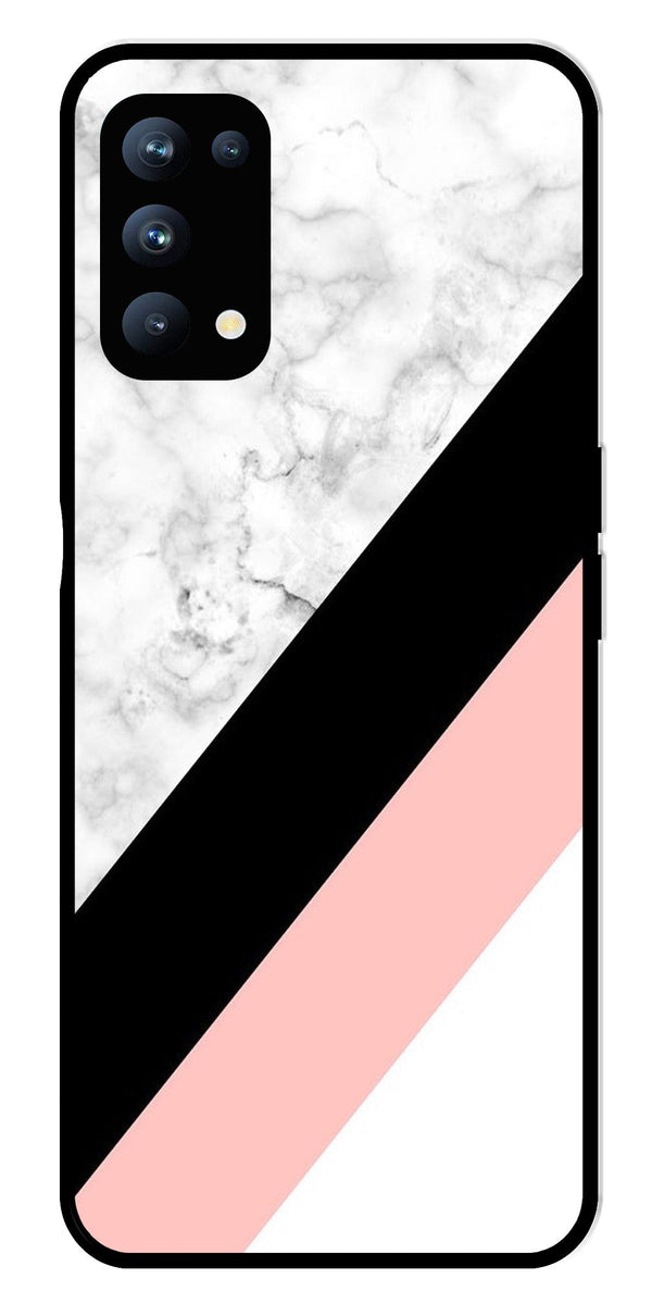 Marble Design Metal Mobile Case for Oppo Reno 5 Pro 5G   (Design No -24)
